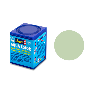 TINTA ACRÍLICA AQUA COLOR SOLÚVEL EM ÁGUA AZUL CELESTE FOSCO 18ML 59 REVELL REV 36159